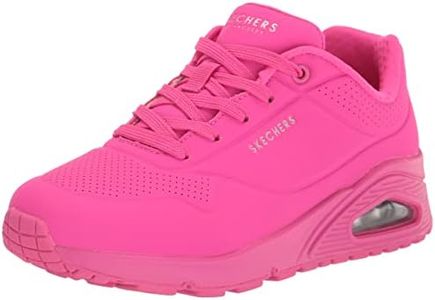 Skechers Womens Uno - Night Shades, Hot Pink, 10 Wide