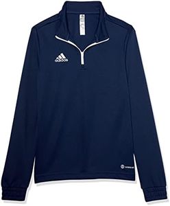 adidas Kids' Entrada 22 Training Top, Team Navy Blue, Small