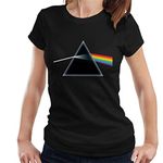 All+Every Pink Floyd Dark Side of The Moon Prism Logo Women's T-Shirt Black