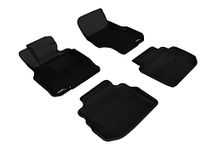 3D MAXpider L1IN01401509 All-Weather Floor Mats for Infiniti M35 2006-2010 Custom Fit Car Floor Liners, Kagu Series (1st & 2nd Row, Black)