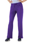 Jockey Women's Scrubs Women's Extreme Comfy Scrub Pant, Eggplant, Small