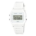 Casio Women's Digital Quartz Watch with Plastic Strap F-91WB-7AEF