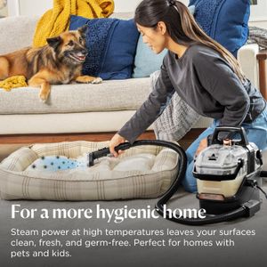 BISSELL SpotClean HydroSteam Carpet Cleaner – 1000W Portable Steam