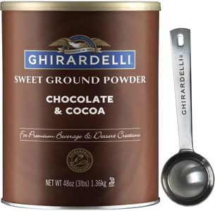 Ghirardelli Chocolate Company Sweet Ground Chocolate & Cocoa Gourmet Powder 3 lbs with Ghirardelli Stamped Barista Spoon