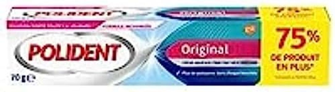 Polident Originale crema fissante extra forte per protesi parziali o complete, 70 g