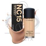 TOP-TIER TOOLS Mac Studio Spf 15 Fix Professional Waterproof Oil-Free Longlasting Liquid 24-Hour Colour-True Foundation Full Coverage For All Skin Type Matte Finish For Women, Girls 30 Ml