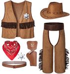 Cowboy Costume for Boys 7pcs Set Ki