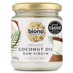 Biona Organic Raw Virgin Coconut Oil 200g, Pack of 3 - Great Taste Award 2024 Winner - Versatile Cooking Ingredient & Natural Beauty Product