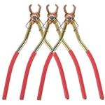 FUNOMOCYA 3pcs Pine Nut Clip Snack Tool Melon Opener Snack Nuts Pliers Tool Hazelnut Snacks Nuts Portable Nut Clamp Silver Braided Headband Small Nuts Crab Spring Jujube Clip Stainless Steel