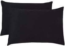 Egyptian Cotton 200 Thread Count Pillow Cases 2 Pack (Black)