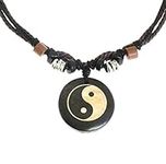 Surfer Cord Necklace With Ying Yang
