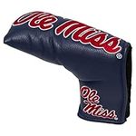 Team Golf NCAA Ole Miss Rebels Club Vintage Blade Putter Headcover, Fits Scotty Cameron, Taylormade, Odyssey, Titleist, Ping, Callaway