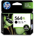 HP 564XL Genuine Original High Yield Black Ink Printer Cartridge works with HP Photosmart D5400/D7500, B109/B110, C5380, C6300, C510, B209/B210, C309/C310, C410, B8550/B8850 Photo Printers - CN684WA