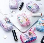 Le Delite princess doll Coin Pouch Keychain Ring Multi Purpose Kids Case Small Jewelry Key Holder for Girls / hardtop tin case box pouch zipper earphones wallet 4 pieces /theme birthday party return gifts