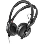 SENNHEISER HD 25 Wired On Ear Headphones, Ideal Monitoring Headphones for cameramen, DJs and Musicians