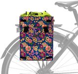 Po Campo Bags Bike Accessories – Orchard Grocery Pannier – Rear Rack Bicycle Storage Bag – Waterproof, Large Bicycle Pannier for Shopping, Urban Commuting, Travel (Meadow)