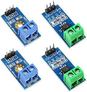 WayinTop 2pcs ACS712 Hall Effect Current Sensor Module 30A Range ACS712 Module + 2pcs Voltage Sensor Module DC0-25V Voltage Tester Terminal Sensor for Arduino