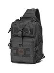 Coolton Tactical Sling Bag, Shoulder Army Molle Daypack, Hiking Hunting Trekking Fishing Tackle Bag