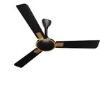 V-Guard Exado AS Energy Efficient Ceiling Fan For Home I Dust & Rust Resistance I Aerodynamically Designed Blades I 100% Copper Motor I Choco Beige Brown | 1.2M