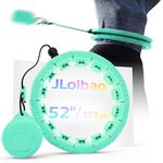 JLoibao Weighted Hula Circle for Adults With Sweat Weight Ball, Infinity Fiteness Hoop Plus Size, Include 24 Detachable Links, for Women Smart Exercise Equipment