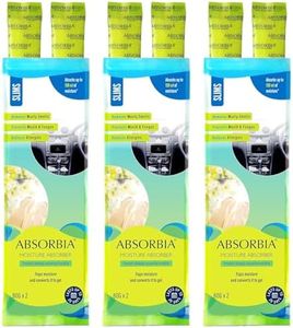 Absorbia Moisture Absorber Slim Sachet(80 g Each) - Dehumidifier for Cars, Drawers, Bed boxes & Shoe Racks, Fights Against Mould, Fungus & Musty Smells, Absorbs 160 ml each, Pack of 6