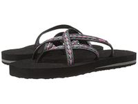 Teva Women Olowahu Felicitas Black Sandal, Size 8