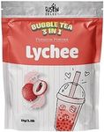 Fusion Select 2.2lb Lychee Tea Powder Flavored-3-in-1 Drink Powder with Cream & Sugar - Instant Pre-Mixed Beverage for Hot or Cold Blends or Yummy Frappes Bubble Tea, Boba Tea Lychee