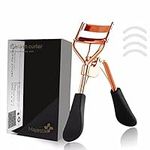 Eyelash Curler With 4 Refill Pads Rose Gold Designed for No Pinching or Pulling Just Dramatically Curled Eyelashes & Lash Line In Seconds By Majestik+