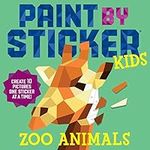 Paint by Sticker Kids: Zoo Animals:
