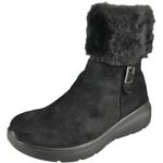 LoudLook Ladies Winter Boots Womens Snow Warm Faux Fur Lined Zip Comfy Casual Shoes Size 3-11