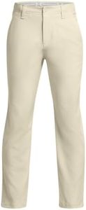 Under Armour Boys' Showdown Pants, 273 Beige, YLG