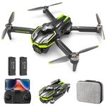 Brushless Motor Drone with Camera 1080P for Kids and Adults, RC Quadcopter Foldable Drone for Beginners, Toys for Boys and Men Birthday Gifts