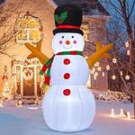 GOOSH 5 FT Christmas Snowman Inflat