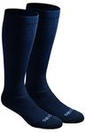 Dickies Men's Light Comfort Compression Over-The-Calf Socks, Available in M-XXL (2, 4 Pairs), Navy (2 Pairs), X-Large