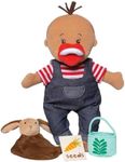 Manhattan Toy Wee Baby Stella Tiny Farmer 12" Soft Baby Doll Set