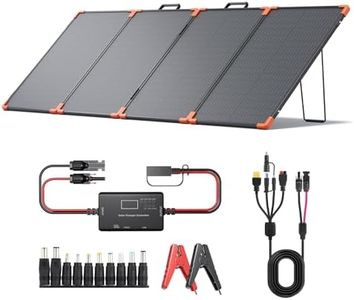 200 Watt Portable Solar Panel for Power Station,Camping Essentials,200W 19V Foldable Solar Panel with PWM Controller for 12V Battery,23.5% High Efficiency IP68 Waterproof 4 Kickstands for RV Camping