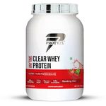 Protyze Anytime Clear Whey Protein Isolate | 24 g Protein/Scoop | 7.2 g BCAA | Gluten-Free | Low Carb | Light and Refreshing | Muscle Growth & Recovery (30 Servings, Strawberry Kiwi)…