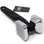 Vel. Non-Slip Double Side Meat Tenderizer Hammer Pounder - Heavy Duty Ergonomic Design