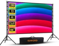 TOWOND Projector Screen and Stand, 