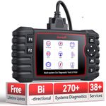 iCarsoft LR V3.0 Bidirectional OBD2 Scanner for Land Rover/Jaguar, Full System Diagnostic Tool with 43 Service Function, Auto VIN, 118 Graph Data, Battery Test, Lifetime Update