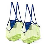 Bramble - Large Mesh Beach Tote Bags for Kids Sand Toys and Towel - Pool and Beach Travel, 45cm x 45cm (4)