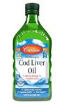 Cod Liver Oil, Natural Flavour, 1,100 mg Omega-3s per Teaspoon, Vitamins A & D, Cognitive Health, 500 mL