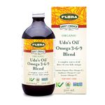 Flora Health Udo’s Oil® Omega 3+6+9 Blend, Cold-Pressed & Unrefined,100% Sustainable, Plant-Based Balanced 2:1 Ratio of Omega-3 & Omega-6, Non-GMO + Organic + Vegan + Keto-Friendly, 500 mL Liquid Glass Bottle