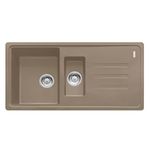 Franke 114.0382.788 Granite Made Kitchen Sink with Single and Half Bowl, Cappuccino