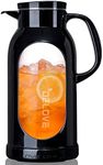 Delove 68 oz/2 Liter Glass Pitcher 