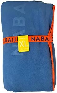 Decathlon Ultra Compact Microfibre Towel Size XL 110 x 175cm Unique Size Petrol Blue
