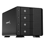 SABRENT 4 Bay Hard Drive Docking Station, SSD HDD 2.5 3.5 inch SATA case Dock, External SSD Enclosure + Power Adapter, Offline cloning, ON/Off switches, Tool-Free, USB Cables Type A & C Included