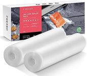 FRESKO Vacuum Sealer Bags Rolls 2 Packs 11" x 20', Commercial Grade Seal a Meal Bags for Storage Food and Sous Vide, BPA Free, Heavy Duty Customized Size Freezer Bags for Vacuum Sealer