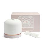 NEOM – Wellbeing Pod Luxe | Premium Ultrasonic Essential Oil Diffuser | Ceramic Cover, Remote Control, LED Light & Timer | Aromatherapy Diffuser | Home Fragrance…