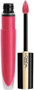 L'Oréal Paris Makeup Rouge Signature Parisian Sunset Collection, Lasting Matte Lip Stain, Ultra Lightweight & Comfortable, High Pigment, Precise Applicator Shapes & Lines Lips, I Decide, 0.23 oz.